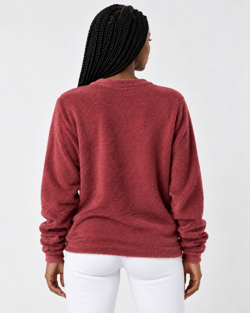 Casaco Tricot Happy Tree Marsala